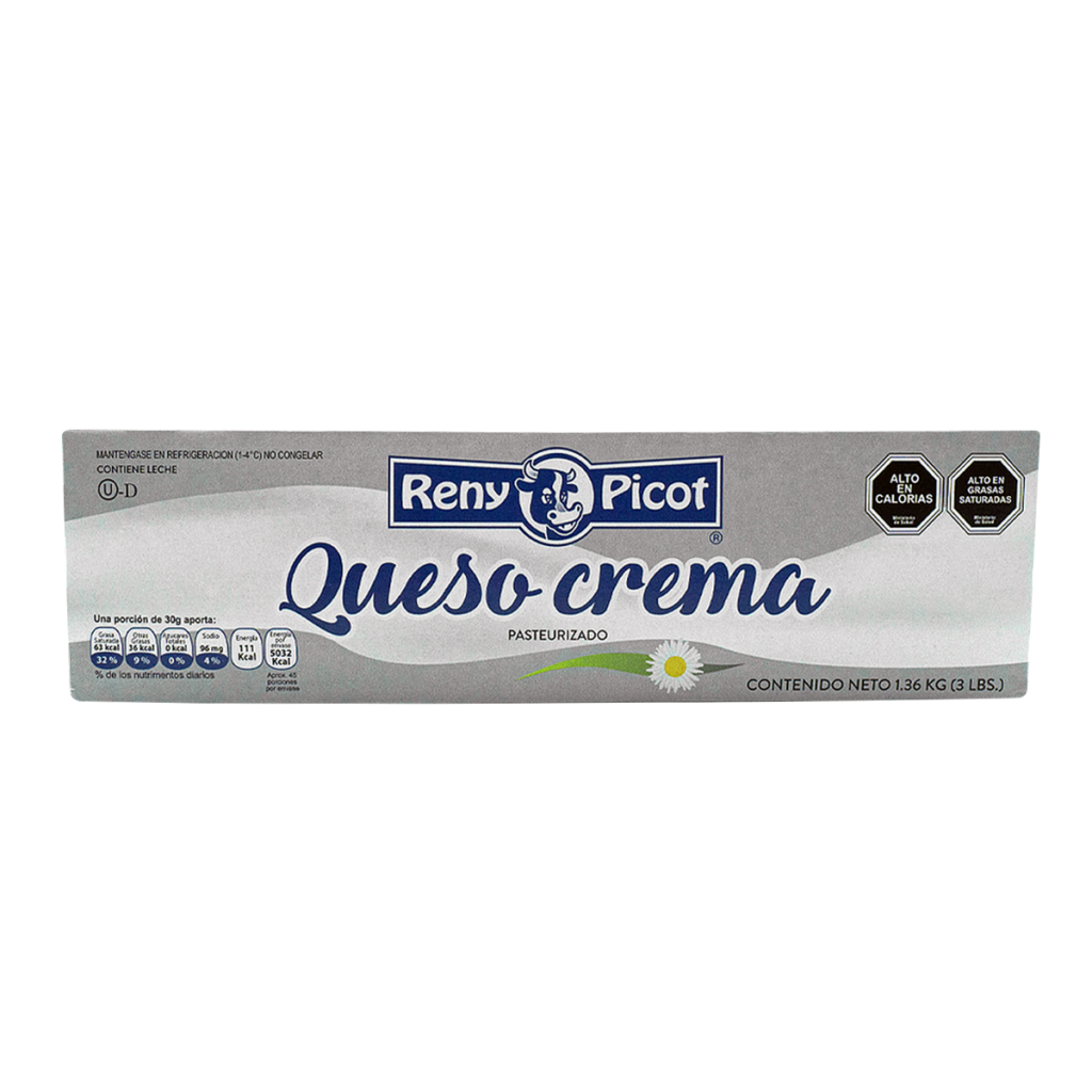 Queso Crema Reny Picot Barra de 1.36 gr